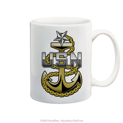 "Navy Senior Chief Fouled Anchor" | 15 oz Coffee Mug