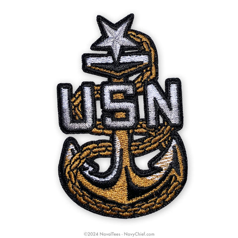 Embroidered "SCPO Anchor" | 3 inch Patch