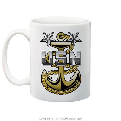 "Navy Master Chief Fouled Anchor" | 15 oz Coffee Mug