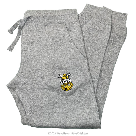 Embroidered "MCPO Anchor" Sweatpants w/ Pockets