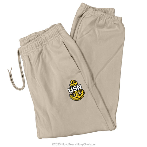 Embroidered "CPO Anchor" | RELAXED FIT | Sweatpants w/ Pockets
