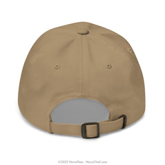 "Embroidered Anchor" Classic Dad Hat - Khaki
