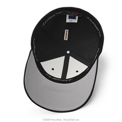 "Embroidered Anchor" FLEXFIT® Hat - Black