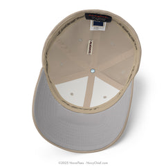 "Embroidered Anchor" FLEXFIT® Hat - Khaki