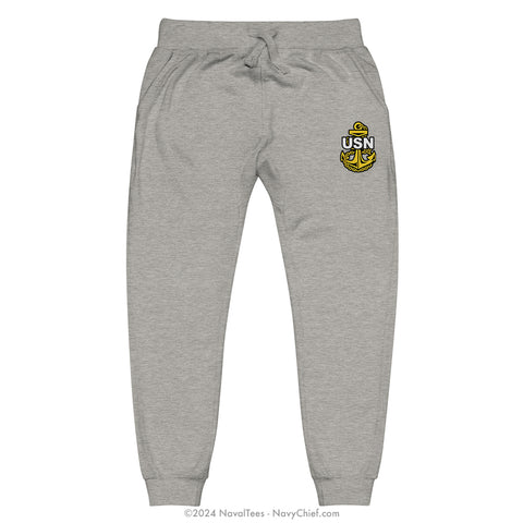 Embroidered "CPO Anchor" Sweatpants w/ Pockets