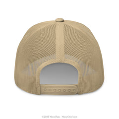 "Embroidered Anchor" Trucker Hat - Khaki