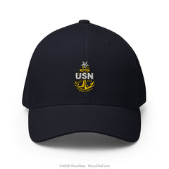 "Embroidered Anchor" FLEXFIT® Hat - Navy