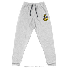 Embroidered "SCPO Anchor" Jogger Sweatpants w/ Pockets