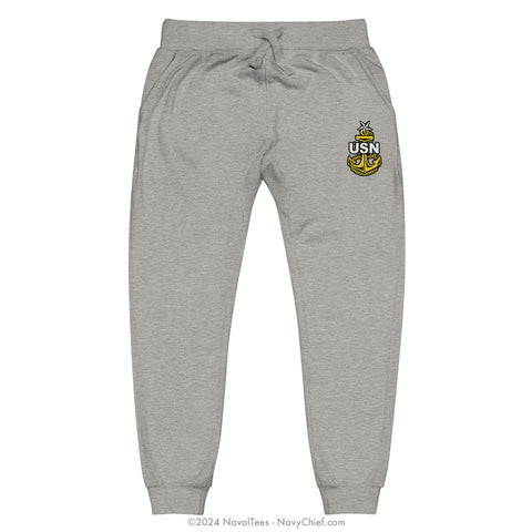 Embroidered "SCPO Anchor" Sweatpants w/ Pockets