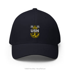 "Embroidered Anchor" FLEXFIT® Hat - Navy