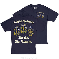 "Deckplate Leadership" Tee | Navy