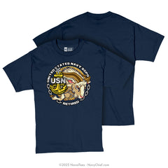 "Retired Goat" Tee | Navy