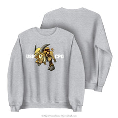 "CPO GOAT" Crewneck Sweatshirt | Grey