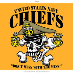 MCPO "Dont Mess Skull" Tee | Gold