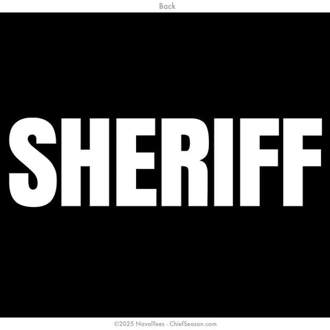 "Sheriff Text" Tee