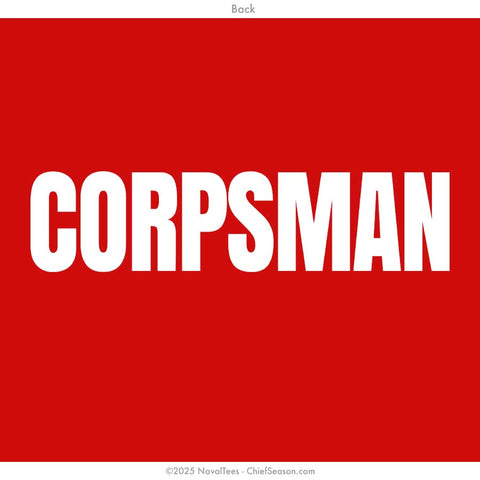 "Corpsman Text" Tee