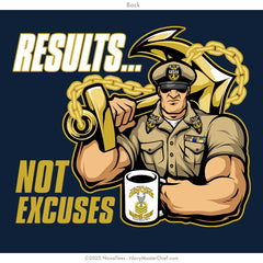MCPO "Results - Not Excuses" Tee | Navy