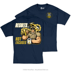 MCPO "Results - Not Excuses" Tee | Navy
