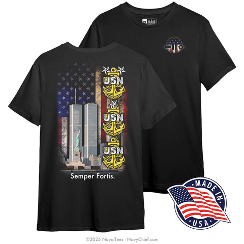 "Patriot Day Tribute" American Made Tee | Black
