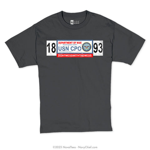 "DOW Sticker" Tee | Charcoal