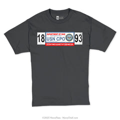 "DOW Sticker" Tee | Charcoal