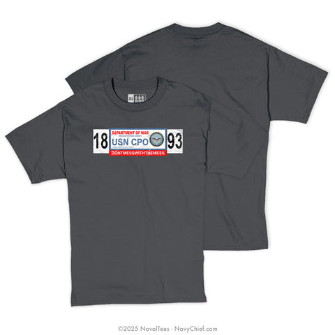 "DOW Sticker" Tee | Charcoal