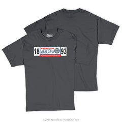 "DOW Sticker" Tee | Charcoal