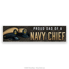 "Proud Dad" Bumper Sticker | 15 in Vinyl Decal