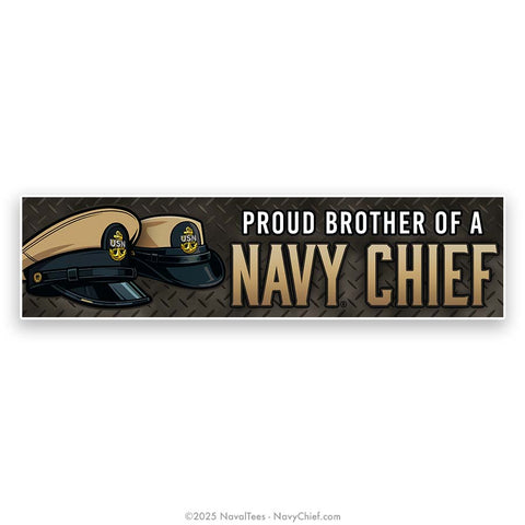 "Proud Brother" Bumper Sticker | 15 in Vinyl Decal