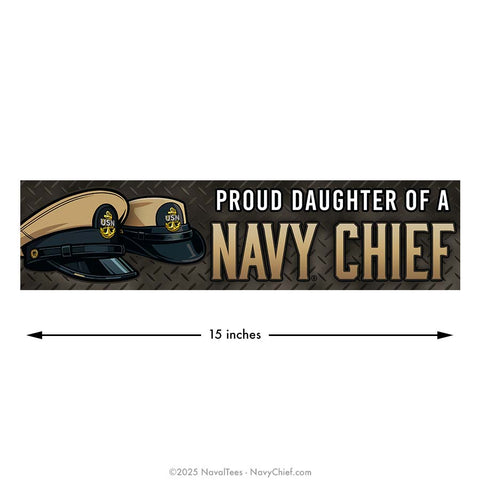 "Proud Daughter" Bumper Sticker | 15 in Vinyl Decal