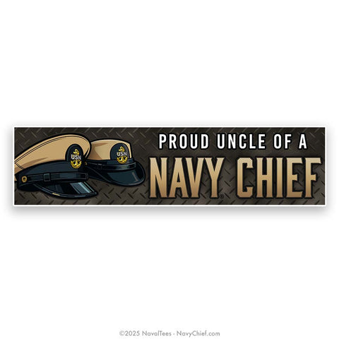 "Proud Uncle" Bumper Sticker | 15 in Vinyl Decal
