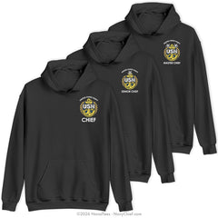 "Drink to the Foam" Hooded Sweatshirt | Black