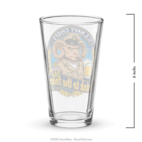 "Drink to the Foam" | 16oz Shaker Pint Glass