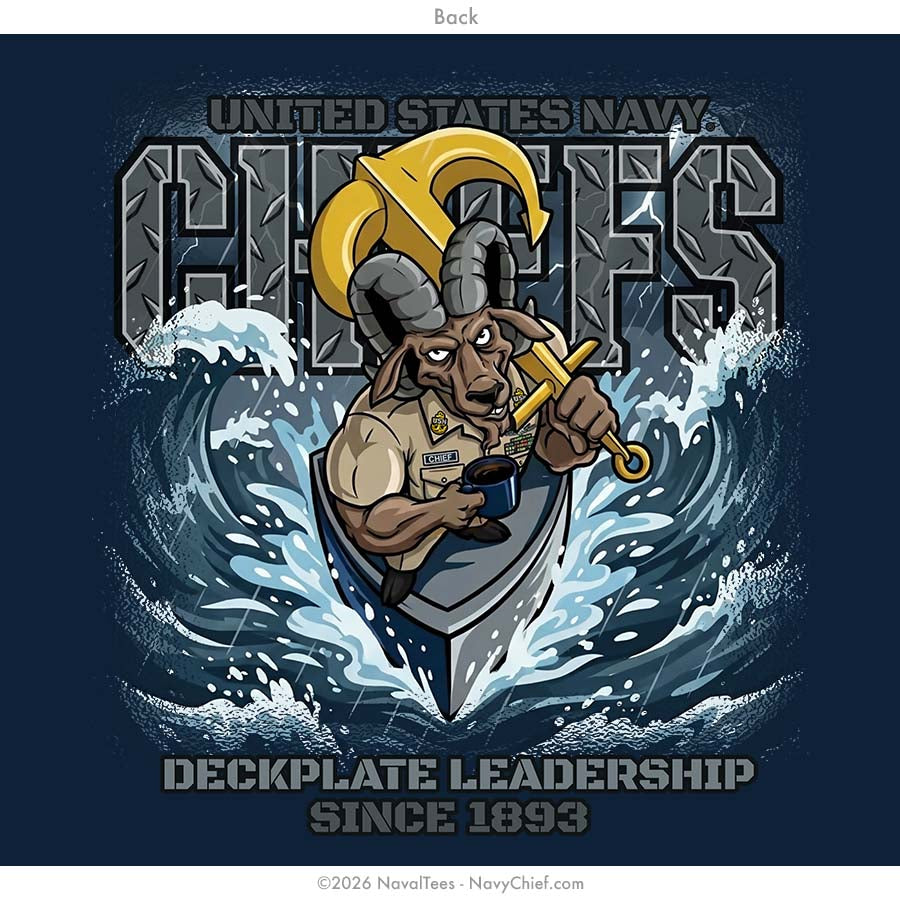 "Deckplate Chief" Tee | Navy