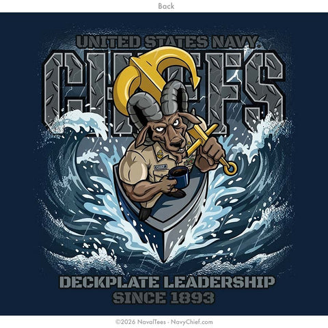 "Deckplate Chief" Tee | Navy