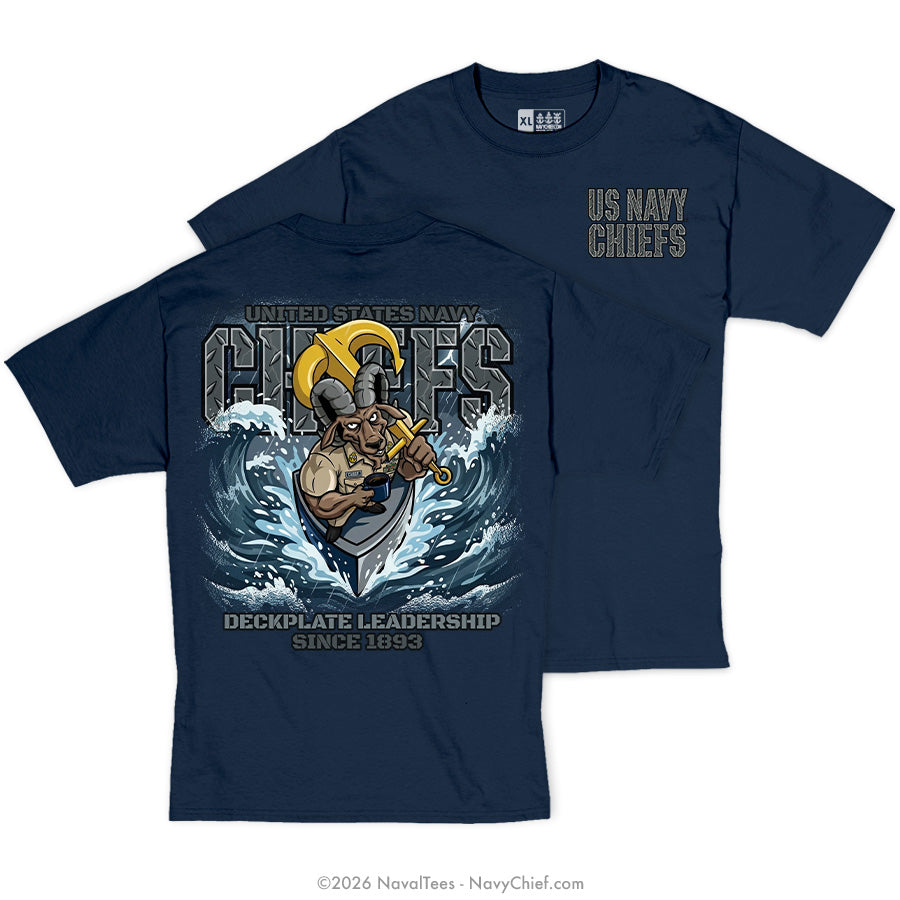 "Deckplate Chief" Tee | Navy