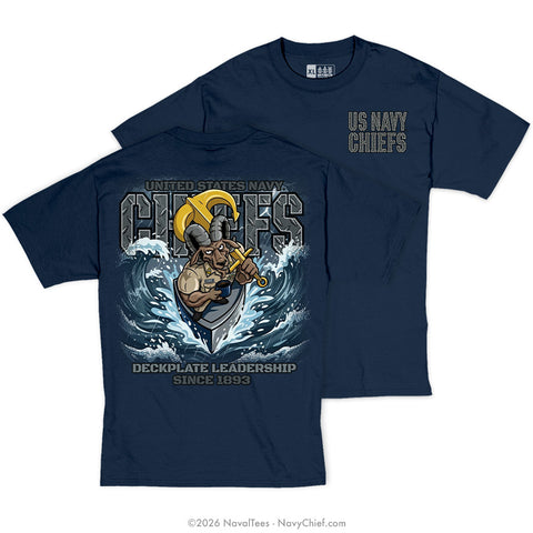 "Deckplate Chief" Tee | Navy