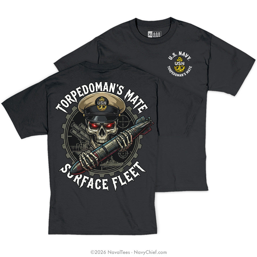 "Surface Torpedo" Tee | Black