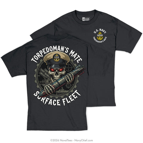 "Surface Torpedo" Tee | Black
