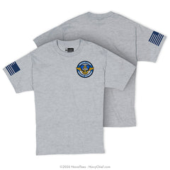 "Swimmer Crest" Tee | Grey