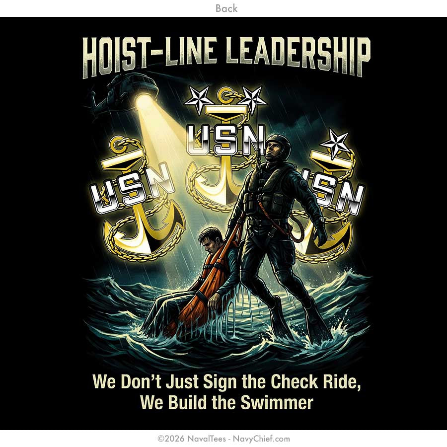 "Hoist-Line Leadership" Tee | Black