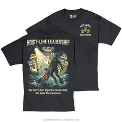 "Hoist-Line Leadership" Tee | Black