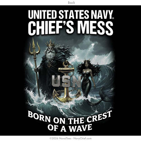 "Neptune Wave" Tee | Black