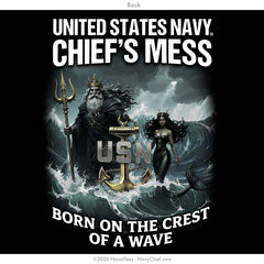 "Neptune Wave" Tee | Black