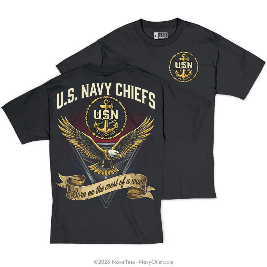 "Crest of a Wave" Tee | Black