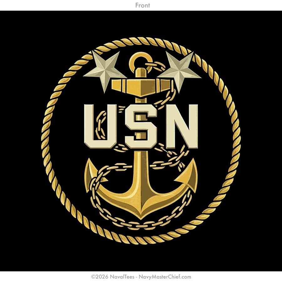 MCPO "Crest of a Wave" Tee | Black