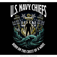 "Anchors Wave" Tee | Black