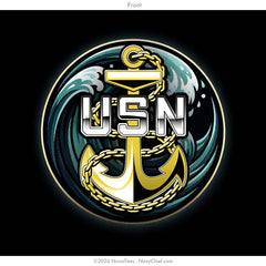 "Anchors Wave" Tee | Black