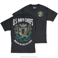 "Anchors Wave" Tee | Black