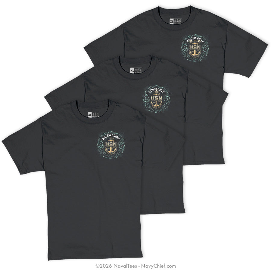 "Tribal Wave" Tee | Black